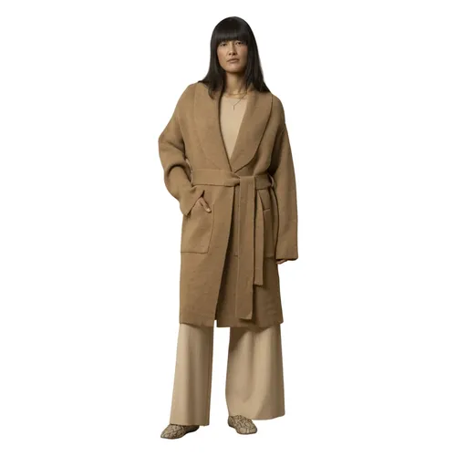 Belted Wrap Sweater with Pockets - Kocca - Modalova