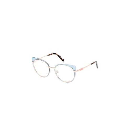 Blue Metal Frame Stylish Glasses - Pucci - Modalova