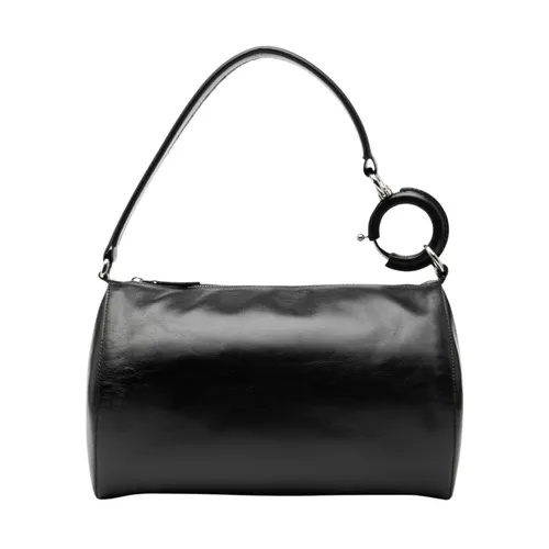 Pre-owned Structured Leather Bag - Burberry Vintage - Modalova