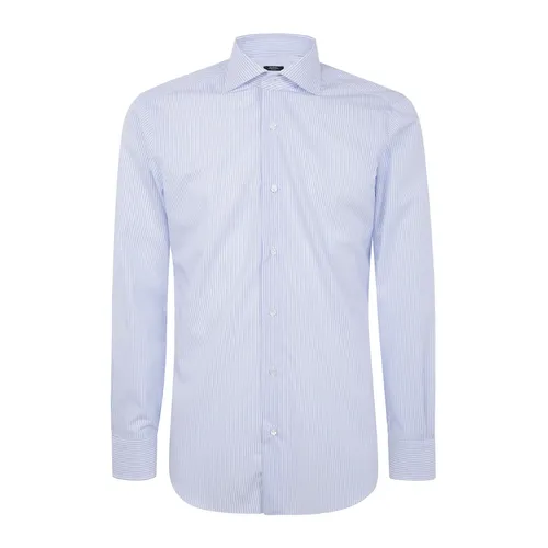 Camicia Elegante a Righe - Barba Napoli - Modalova