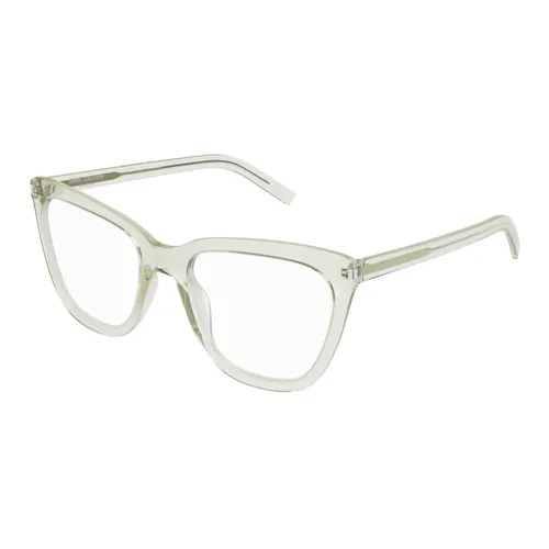 Transparent Green Eyewear Frames - Saint Laurent - Modalova
