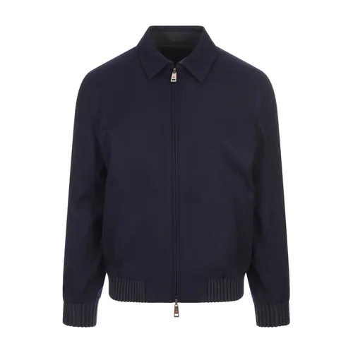 Blue Wool Blend Elastane Sweater - Kired - Modalova