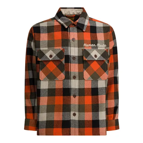 Wool Check Shirt Jacket - Human Made - Modalova