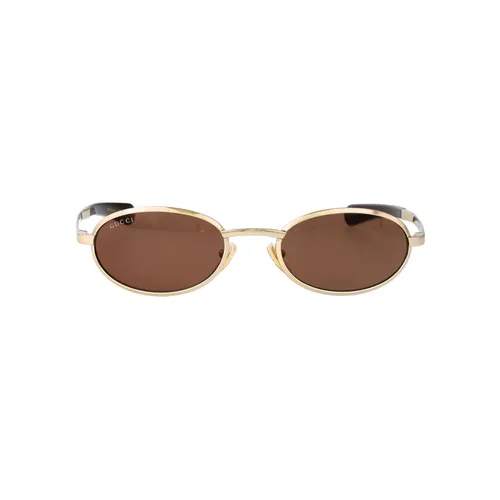 Oval Frame Sunglasses - Gucci - Modalova