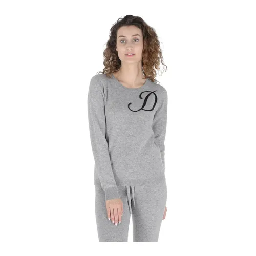 Cashmere Sweater D Initial Long Sleeve - Dee Ocleppo - Modalova