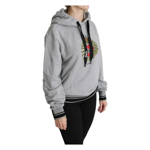Cozy Logo Hooded Sweater - Dolce & Gabbana - Modalova