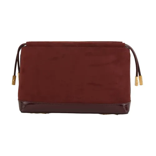 Suede-effect Pouch - Elisabetta Franchi - Modalova