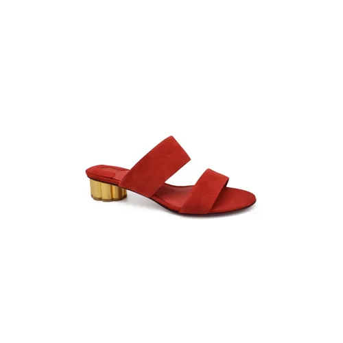 Sandali in camoscio - Ferragamo - Modalova