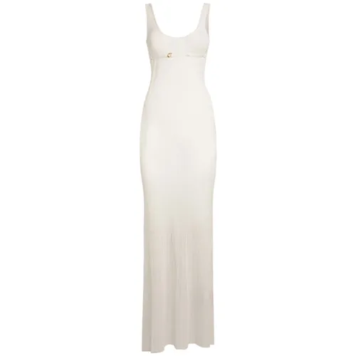 La Robe Maille Oranger - Jacquemus - Modalova