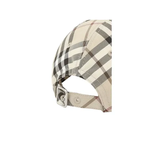 Checkered Baseball Cap - Burberry - Modalova