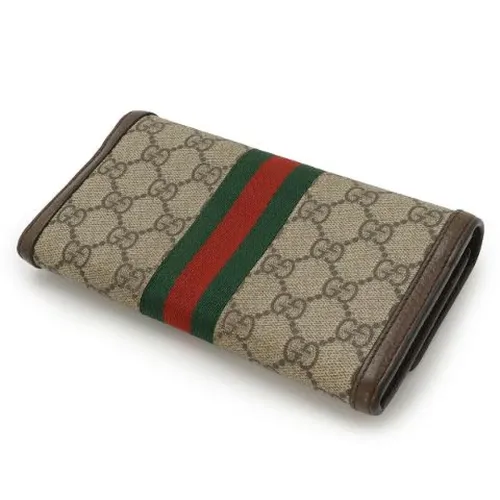 Pre-owned Vintage Canvas Wallet - Gucci Vintage - Modalova