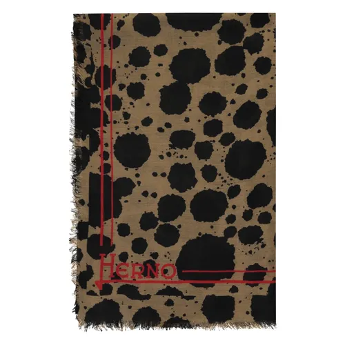 Wool and Silk Scarf - Herno - Modalova