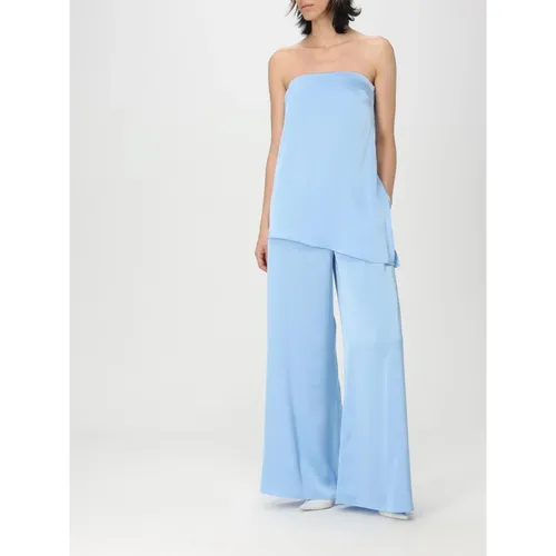 Elegant Strapless Cream Top - Hanita - Modalova