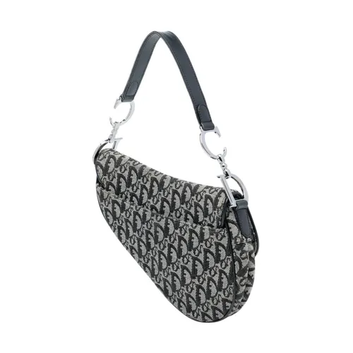 Pre-owned Patterned Saddle Bag - Dior Vintage - Modalova