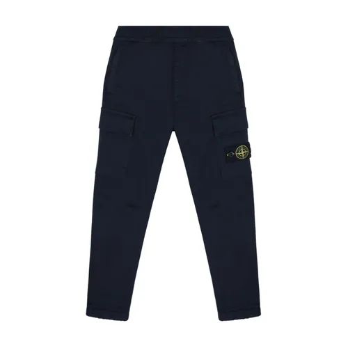 Logo Patch Trousers - Stone Island - Modalova