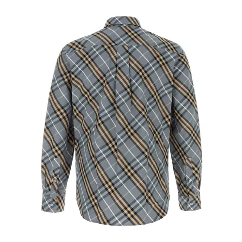 Embroidered Poplin Shirt - Burberry - Modalova