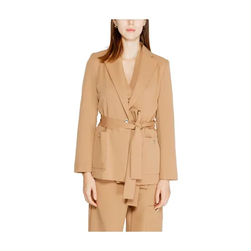 Beige Blazer Camel Style - Rinascimento - Modalova