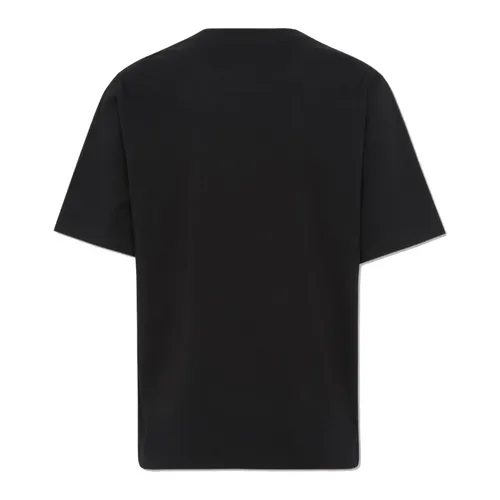 Iconic Black Printed Crewneck T-shirt - Dsquared2 - Modalova