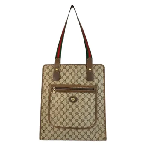 Pre-owned Canvas Tote Bag - Gucci Vintage - Modalova