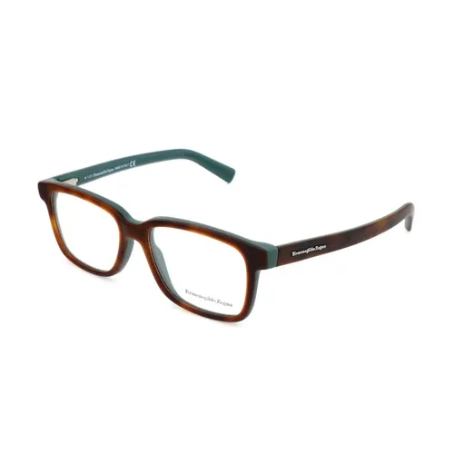 Rectangular Eyeglasses Frame - Zegna - Modalova