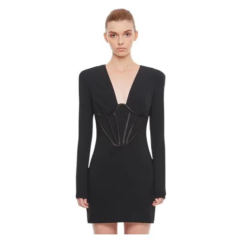 Bodycon Corset Mini Dress - Versace - Modalova