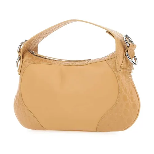 Yana Leather Handbag in Sand - By FAR - Modalova