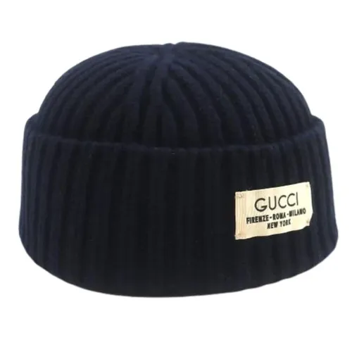 Pre-owned Knit Cap Wool Hat - Gucci Vintage - Modalova