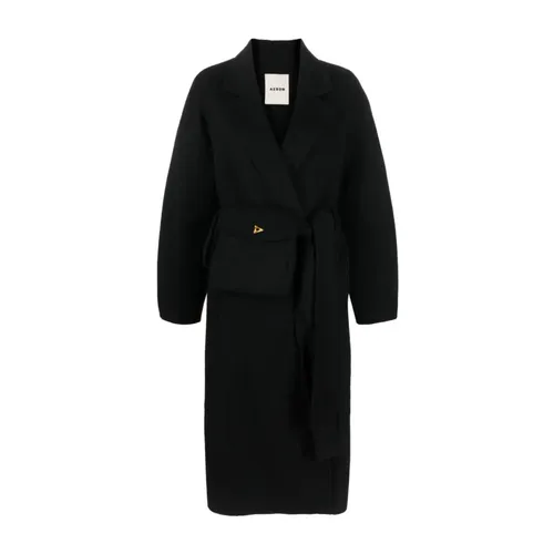 Silk Blend Short Coat in Black - Aeron - Modalova
