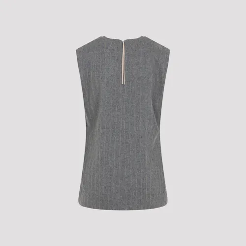 Top smanicato a trapezio - Carven - Modalova