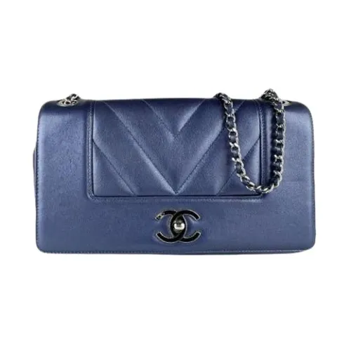 Pre-owned Leather Shoulder Bag - Chanel Vintage - Modalova