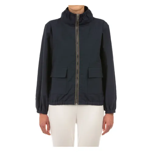 Dark Blue Jacket - Le Tricot Perugia - Modalova
