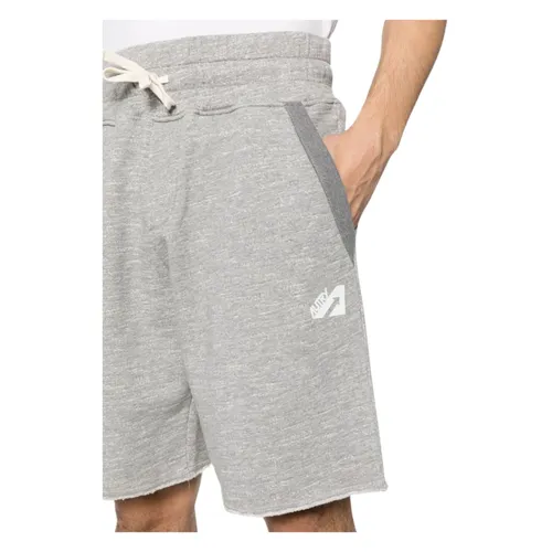 Jersey Melange Cotton Shorts - Autry - Modalova