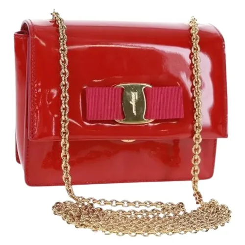Pre-owned Leather Shoulder Bag - Salvatore Ferragamo Pre-owned - Modalova