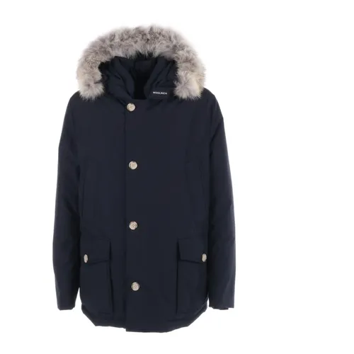 Technical Jacket with Removable Fur Hood - Woolrich - Modalova