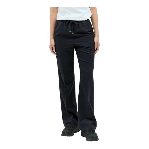 Wool-Blend Drawstring Trackpants - Moncler - Modalova