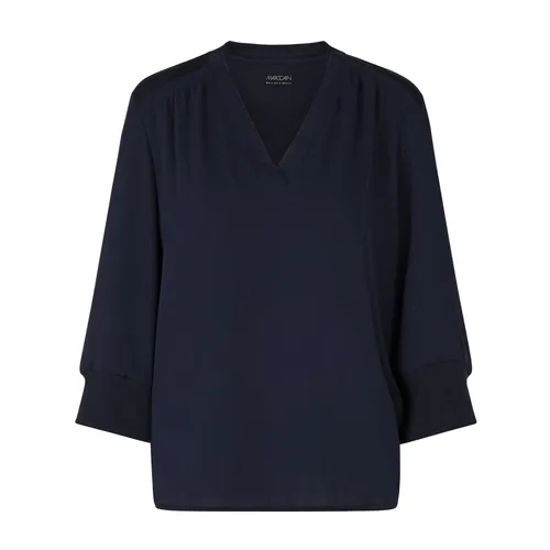 Flowing Mixed Material Blouse Shirt - Marc Cain - Modalova