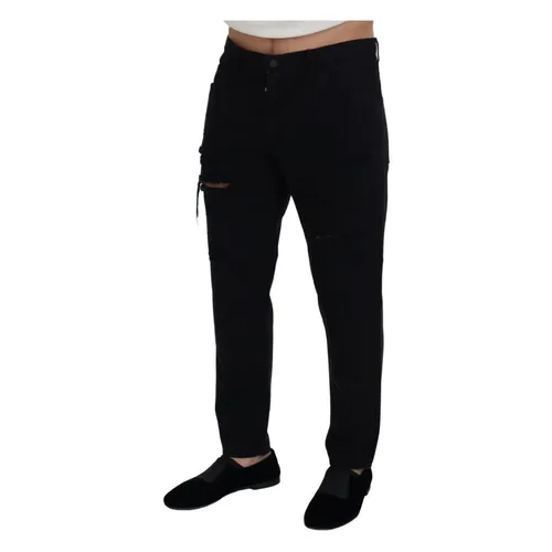 Authentic Black Slim-Fit Jeans - Dolce & Gabbana - Modalova