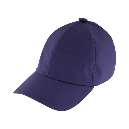 Dark Blue Airstop Cap - Fedeli - Modalova
