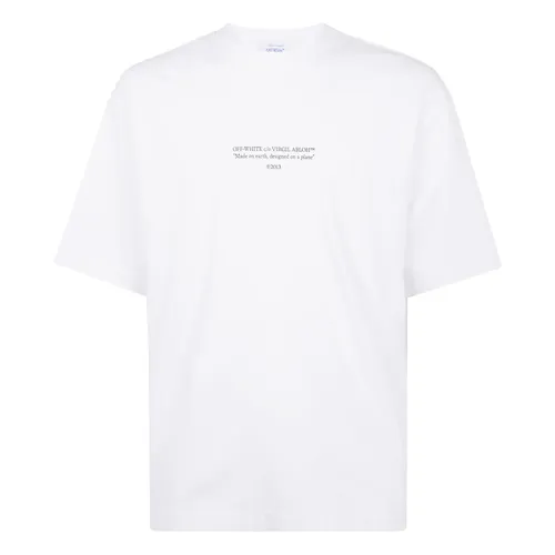 Skate Statement Short Sleeves Tee - Off White - Modalova