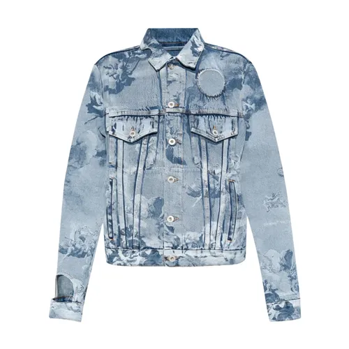 Denim Jacket - Off White - Modalova