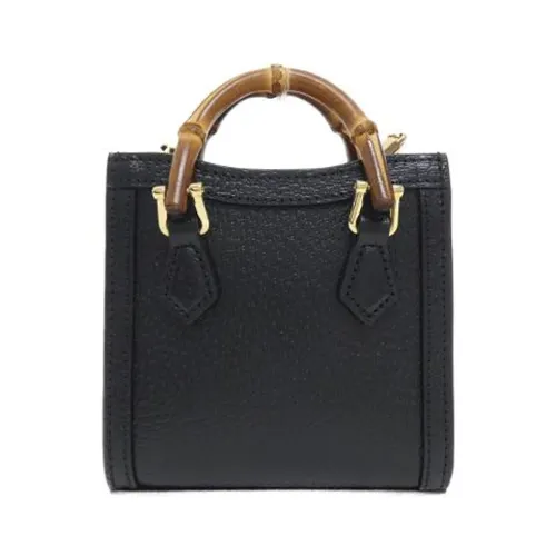 Pre-owned Leather Mini Bag - Gucci Vintage - Modalova