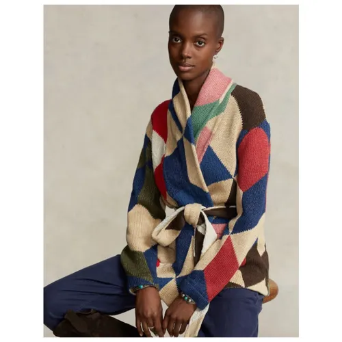 Patchwork Shawl Collar Cardigan - Polo Ralph Lauren - Modalova