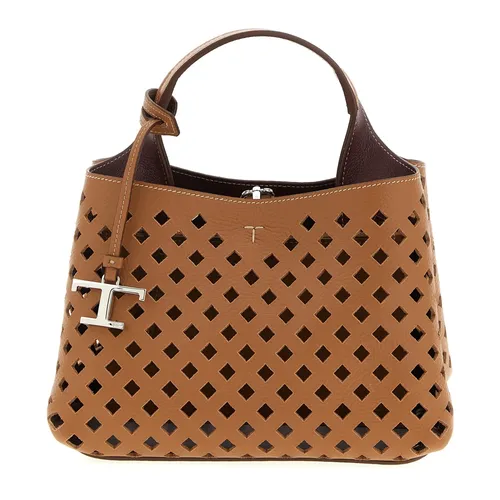 Apa Micro Openwork Leather Handbag - Tod's - Modalova