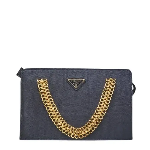 Pre-owned Nylon Clutch - Prada Vintage - Modalova
