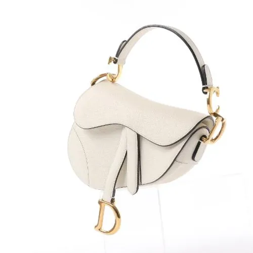 Pre-owned Leather Shoulder Bag - Dior Vintage - Modalova