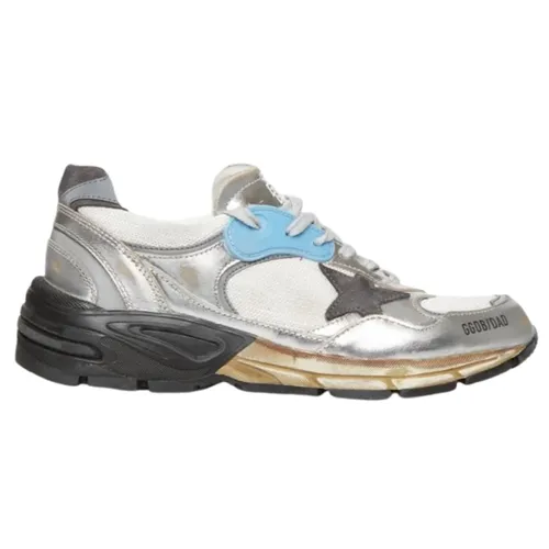 Mesh Panel Lace-Up Sneakers - Golden Goose - Modalova