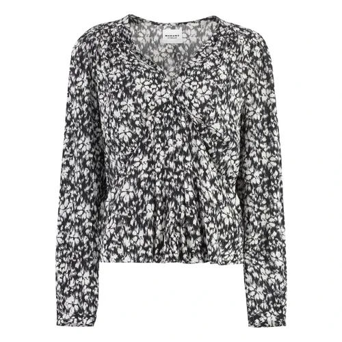 Eddy printed viscose blouse - Marant étoile - Modalova