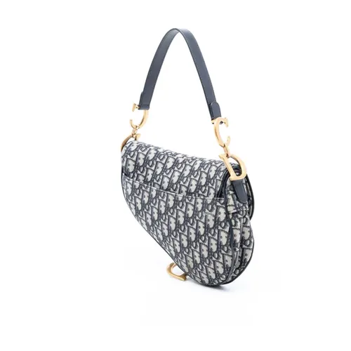 Pre-owned Patterned Saddle Bag - Dior Vintage - Modalova