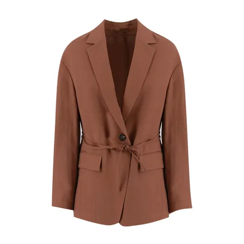 Single-breasted Blazer - Brunello Cucinelli - Modalova