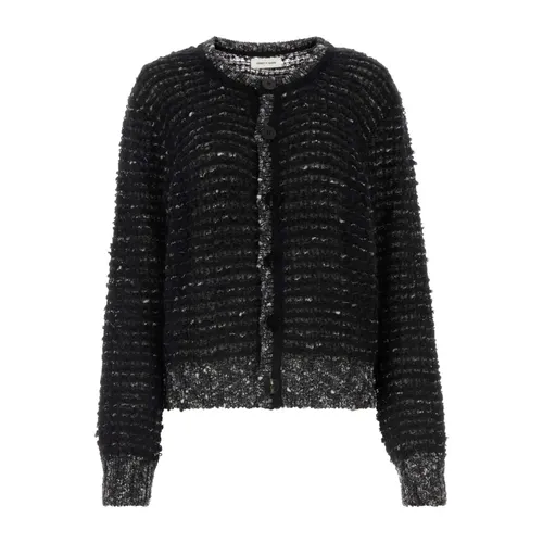 Two-tone Mohair Blend Cardigan - Ernest W. Baker - Modalova